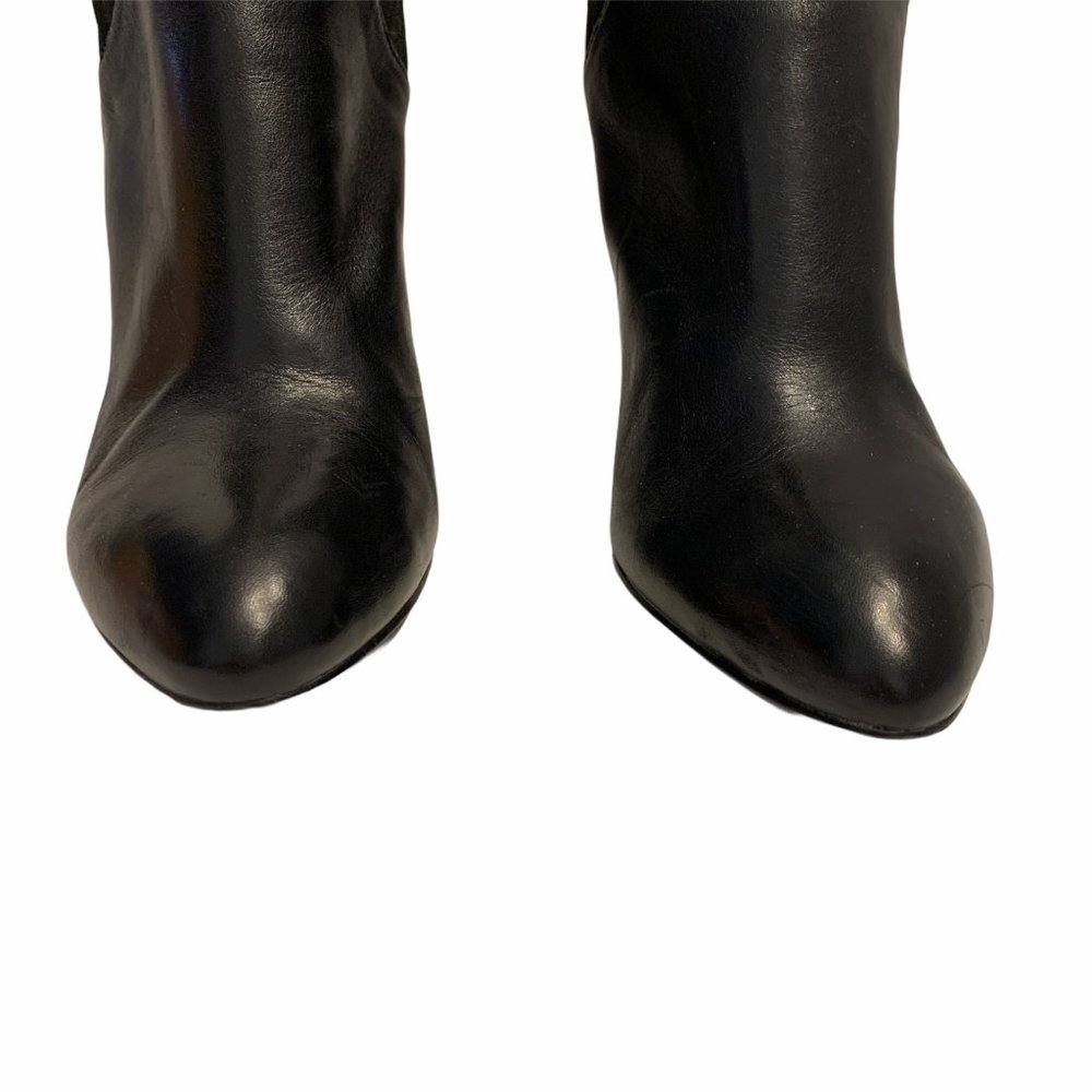 B Makowsky Leather Stretch High Heel Knee High 8.5 - Picture 6 of 9
